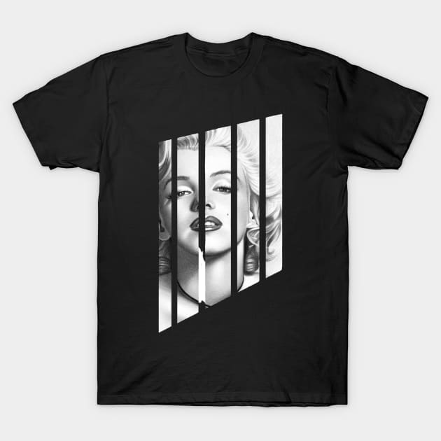 MARILYN MONROE OLDSCHOOL BEAUTY T-Shirt by GClothes